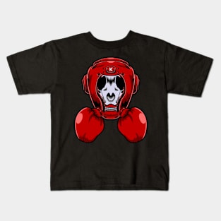 kangaroo skull and boxing gloves Kids T-Shirt
